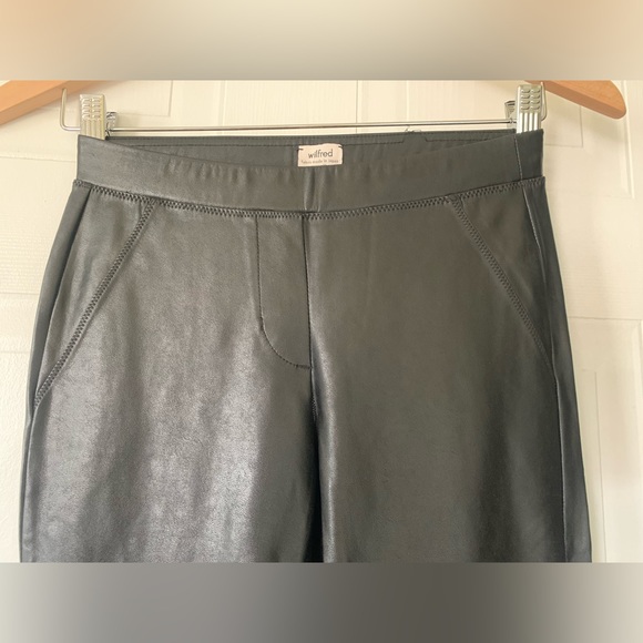 WILFRED Aritzia Faux Leather Leggings XS - Picture 5 of 6